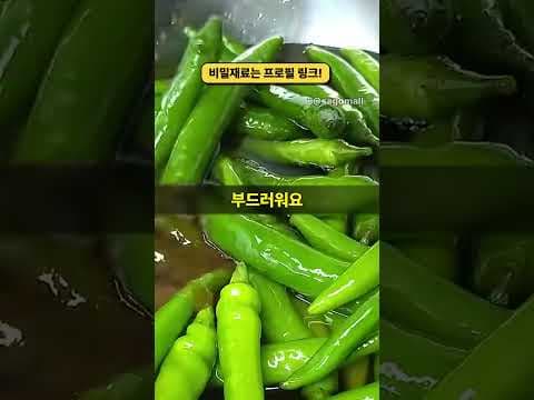 고추장아찌 레시피 아삭하게 만드는 비법