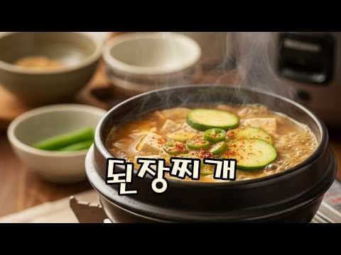 된장찌개 레시피 들기름에 볶아 구수하게 끓이는 방법